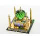 Miniature Crystal Taj Mahal Replica 80*80*70mm For Travel Commemorate