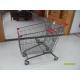 CE / GS Mesh Wire Shopping Trolley 210L With Zinc Plated Colorful Powder Coating