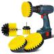 4 Pieces Drill Brushes Power Scrubber Tile Flooring Electric Cleaning Brushes