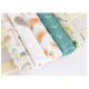 Durable Printed Bamboo Muslin Fabric 100 Percent Medical Grade Soft Feeling