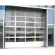 Thermal Insulated Aluminum Frame Organic Glass Sectional Doors