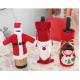 delicate Christmas red wine bottle cover