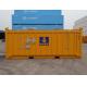 20 Foot Metal Shipping Containers , Storage Container With Side Doors Industrial
