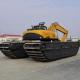 25 tons AE240 Floating Amphibious Pontoon undercarriage excavator for sale working in swamp and water