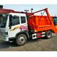 Brand FAW Skip Loader Waste Collection Trucks Power Assistant LHD / RHD Steering