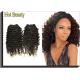 Full Ends Indian Virgin Hair Extensions Remi Kinky Curly Double Weft