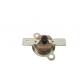 T23-SF2-M7-PB KSD301 Bimetal Thermostat(PPS case; Loose stainless steel cap&bracket; Max Ambient Temp 200℃)