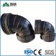 45 90 Degree HDPE Pipe Fittings 300mm Caliber Corrugated Pipe Elbow With Rubber Ring