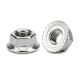 Din 6923 Grade 8 Stainless Steel M8 Flange All Metal Self Locking Nut