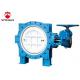 Resilient Double Eccentric Wafer Type Butterfly Valve Flanged Simple Structure