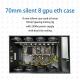 GPU 3070 3080 Mining Rig Machine , 8 Gpu Server Case Intel Celeron With Power Supply