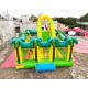 Safari Park Inflatable Playground Coconut Tree Bounce Slide