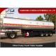 4 Inch Oil Outlet Diesel Fuel Tanker Semi Trailer With 5 Compartments