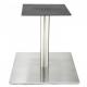 Furniture Leg Stainless Steel Square Style Pedestal Table Base for Customized Furniture