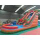 Jungle Palm Tree Inflatable Backyard Water Slide Outdoor  For Playground