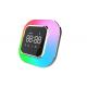 Touch Bluetooth Speaker Alarm Clock With LED Night Lamp 3600mah Battery Capacity