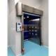 SUS 201 Stainless Steel Air Shower Tunnel With Scroll Doors