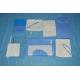 Sterile SMMS Disposable Wrapping Surgical Packs , Laparotomy Drape