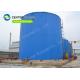 Chemical Resistant Glass Lined Steel Sludge Digestion Tanks , Commercial Water Storage Tanks