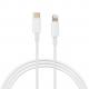 3A Fast Charging Lightning Type C 1m 2m mfi certified type c to lightning cable