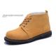 High Top Martin Boots With Tire Bottom Anti-Smashing Steel Toed Suede Leather Welding Safety