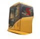 520mm Wide KOMATSU Cab Glass Excavator Cabin Back Side Curved Tempered Glass