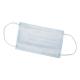 White Blue Disposable Face Mask Non Irritating Soft And Skin Friendly