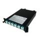 LGX Module MTP MPO Cassettes 2MPO To 24LC 24 Fiber Conversion G657A1 Black