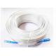 Outdoor White SC G657a Butterfly Cable For FTTB