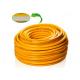 Orange Yellow PVC Spray Hose / Polyester Fiber Reinforced Pipe Tube Anti Abrasion