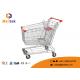 Wire Type Serviceable Supermarket Shopping Trolley Zinc Plated Large Volume 60-240L