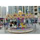 Commercial Theme Park Carousel Horse Ride Customize Color FRP Material