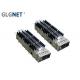 56G Ethernet Single Port QSFP28 Cage With Heat Sink Light Pipe EMI Tabs