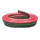 1/4''X 25 Ft Oxygen - Acetylene Grade R Hose , Twin Line Welding Hose Red / Green