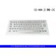 304 Stainless Steel Ip65 Keyboard Waterproof 64 Keys