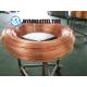 BHG1 6*0.6MM Seamless Galvanized Pipe ASTM A254 Seamless Round Tube Coil  For Condenser Low Carbon