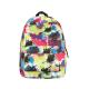 Colorful Graffiti nylon school Backpack for girls with laptop bags