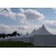 Waterproof Polyester Canvas Fabric Pagoda Tents 6mx6m Family Clear