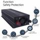 1200W Portable Power Inverter 12V/24V DC to 110V/220V AC for Camping Emergencies Prue Sine Wave