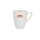 Ceramic White Porcelain Mugs Custom Logo Decal Printing Microwave Safe