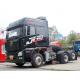 Black Color Tractor Trailer Truck With 295/80R22.5 Tires And 115km/h Max Speed