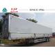 12 Meter 30 Tons Aluminum Alloy Skeletal Container Trailer 2 Axle With Light Weight