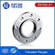 EN1092-01 Type 13 PN40 Carbon Steel/Stainless Steel Threaded Flange THRF For Wastewater Treatment