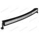 Cambered Black / White LED Light Bar Bar Arch Bent With Alu Firm Bracket