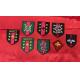 Merrow Border Gucci Embroidery Patches 7 Pcs Set Iron On Backing