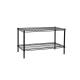 Hospital Industrial Wire Shelving , Pharmacy Storage Racks With 2 Tier Shelves