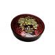 Embossed Mooncake Tin Box Round Shape For Traditional Chinese Gift Packing