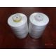 raw White Polyester Yarn , dye tube Polyester Ring Spun Yarn