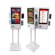 24 Double Sided Terminal Self Service Order Kiosk With POS Bracket