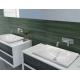 Rectangular  Counter Top Basin  Solid Surface Stone Bathroom Sink